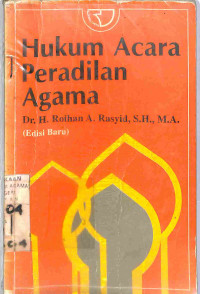 Image of HUKUM ACARA PERADILAN AGAMA
