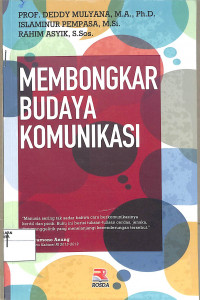 Image of Membongkar Budaya Komunikasi