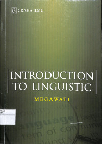 Image of INTRODUCTION TO LINGUISTIC