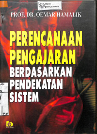 Image of PERENCANAAN PENGAJARAN BERDASARKAN PENDEKATAN SISTEM