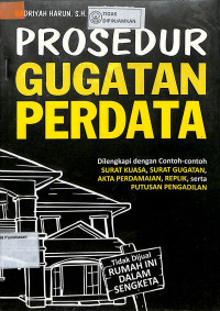 Image of PROSEDUR GUGATAN PERDATA