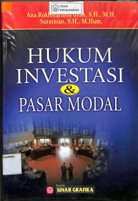 Image of HUKUM INVESTASI DAN PASAR MODAL