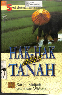 Image of HAK-HAK ATAS TANAH