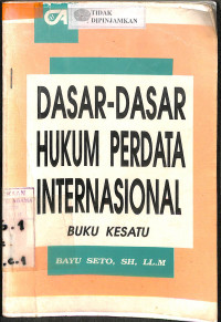 Image of DASAR-DASAR HUKUM PERDATA INTERNASIONAL