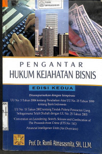 Image of PENGANTAR HUKUM KEJAHATAN BISNIS