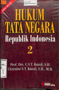 Image of HUKUM TATA NEGARA Republik Indonesia 1,2