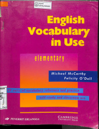 ENGLISH VOCABULARY IN USE : Elementary