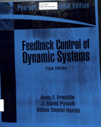 FEDBACK CONTROL OF DYNAMIC SYSTEMS