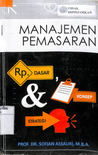 Image of MANAJEMEN PEMASARAN