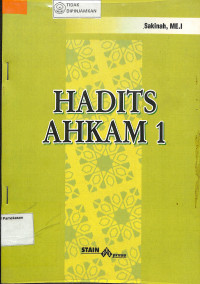HADITS AHKAM 1