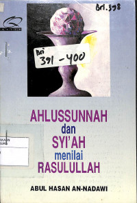 Image of AHLUSSUNNAH-SYIAH MENILAI RASULULLAH