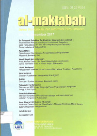 Image of AL-MAKTABAH : Jurnal Komunikasi dan Informasi Perpustakaan Vol. 16 Desember 2017