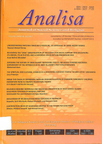 ANALISA : Journal Of Social Science and Religion Volume 04 No.01 July 2019
