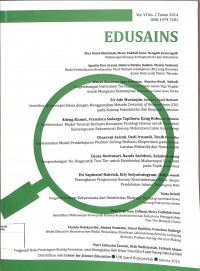 Image of EDUSAINS Vol VI No. 2 Tahun 2014