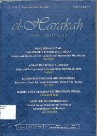 Image of EL-HARAKAH: Jurnal Budaya Islam Vol.10 No.3 september-desember 2008