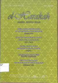 EL-HARAKAH: Jurnal Budaya Islam Vol.11 No.1 januar-april 2009