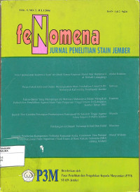FENOMENA : Jurnal Penelitian STAIN Jember Vol. 5 No. 2 Juli 2006