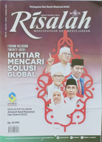 Image of RISALAH: Forum Religion Twenty (R20) Ikhtiar Mencari Solusi Global, Edisi 135 November 2022