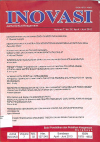 INOVASI : Jurnal Diklat Keagamaan Volume 7 No. 2 April - Juni 2013