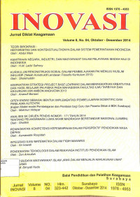 INOVASI : Jurnal Diklat Keagamaan Volume 8 No. 04 Oktober - Desember 2014