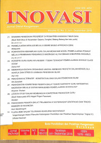 INOVASI : Jurnal Diklat Keagamaan Volume 12 No. 3 Juli - September 2018