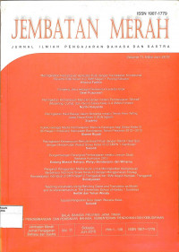 Image of JEMBATAN MERAH : Jurnal Ilmiah Pengajaran Bahasa dan Sastra Volume 11 Edisi Juni 2015