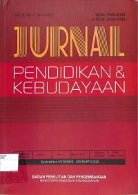 Image of JURNAL PENDIDIKAN & KEBUDAYAAN: Vol.6 No.1 juni 2021