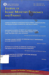 Image of Journal Of Islamic Monetary Economics And Finance : Vol. 2 No. 2 February 2017