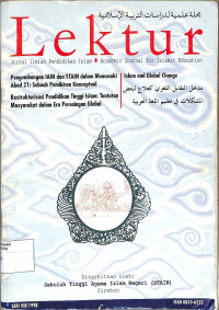 Image of LEKTUR : Jurnal Ilmu Pendidikan Islam Seri VIII 1998