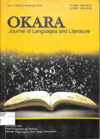 OKARA : Journal Of Languages and Literature Vol.II Tahun X November 2016