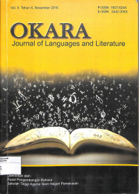 Image of OKARA : Journal Of Languages and Literature Vol.II Tahun X November 2016