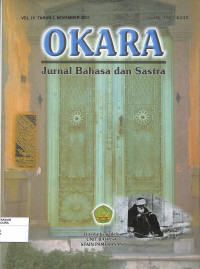 Image of OKARA : Jurnal Bahasa dan Sastra Vol IV Tahun 2 November 2007