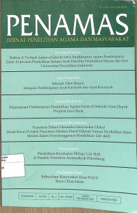 Image of PENAMAS : Jurnal Penelitian Agama dan Masyarakat Vol. XXV No. 2 Th. 2012