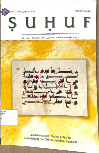 SUHUF: Jurnal Kajian Al-quran Vol.3 No.1 2010