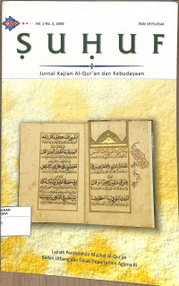 Image of SUHUF: Jurnal Kajian Al-quran Vol.2 No.2 2009