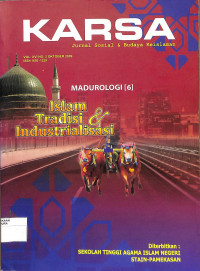 KARSA : Jurnal Sosial & Budaya Keislaman Vol. IX No I april 2006