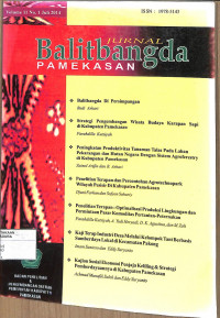 JURNAL: Balidbangda pamekasan Vol.11 No. 1 Juli 2014
