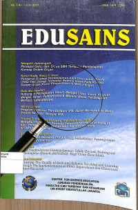 EDUSAINS : Vol. 3 No. 1 Juni 2010
