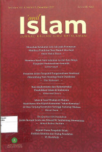 `ANIL ISLAM: Jurnal Kajian Ilmu Keislaman Vol. 4 No. 2, Desember 2011