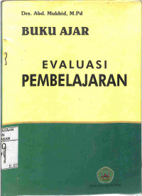 BUKU AJAR EVALUASI PEMBELAJARAN