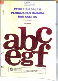 PENILAIN DALAM PENGAJARAN BAHASA DAN SASTRA ABCDEFG EDISI KETIGA