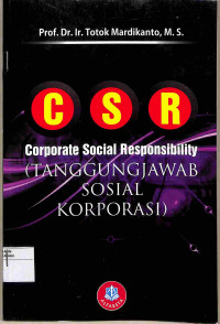 CORPORRATE SOCIAL RESPONSIBILITY ( TANGGUNG JAWAB SOSIAL KORPORASI