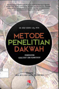 METODE PENELITIAN DAKWAH  Pendekatan Kualitatif dan Kuantitatif