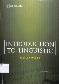 INTRODUCTION TO LINGUISTIC