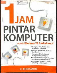 1 JAM PINTAR KOMPUTER: Untuk Windows XP & Windows 7