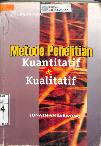 METODE PENELITIAN KUANTITATIF & KUALITATIF