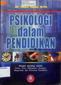 PSIKOLOGI DALAM PENDIDIKAN