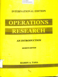 OPERATIONS RESEARCH: An Introduction