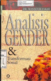 ANALISIS GENDER DAN TRANSFORMASI SOSIAL