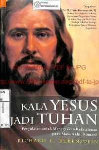 KALA YESUS JADI TUHAN